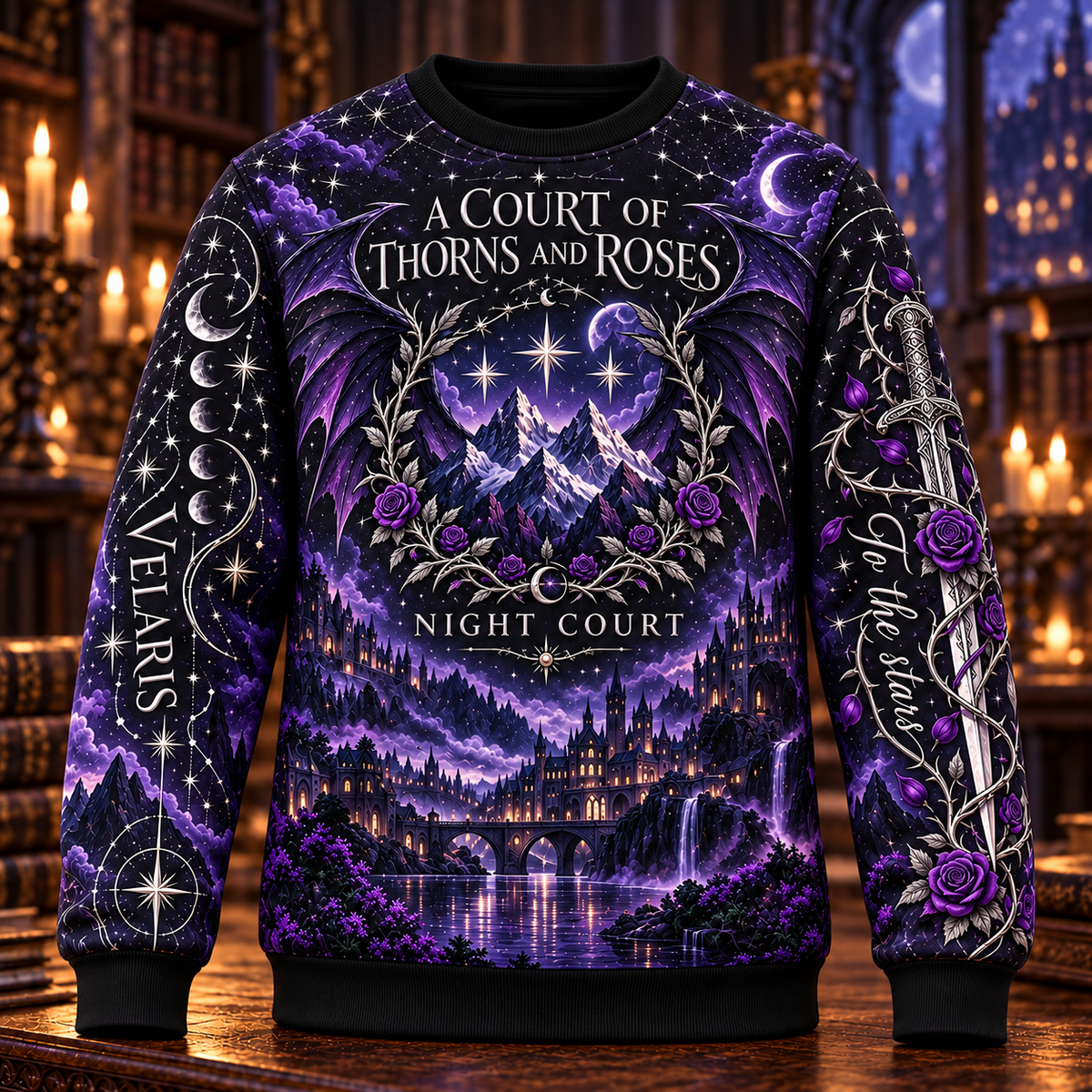 ACOTAR AOP T-Shirt Sweatshirt Hoodie