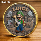Luigi Mario Printed Commemorative Coin