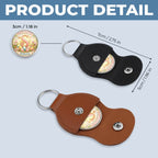 Faith Hope Love Custom Name Printed Commemorative Coin With Pocket Hug Leather Keychain