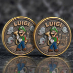 Luigi Mario Printed Commemorative Coin