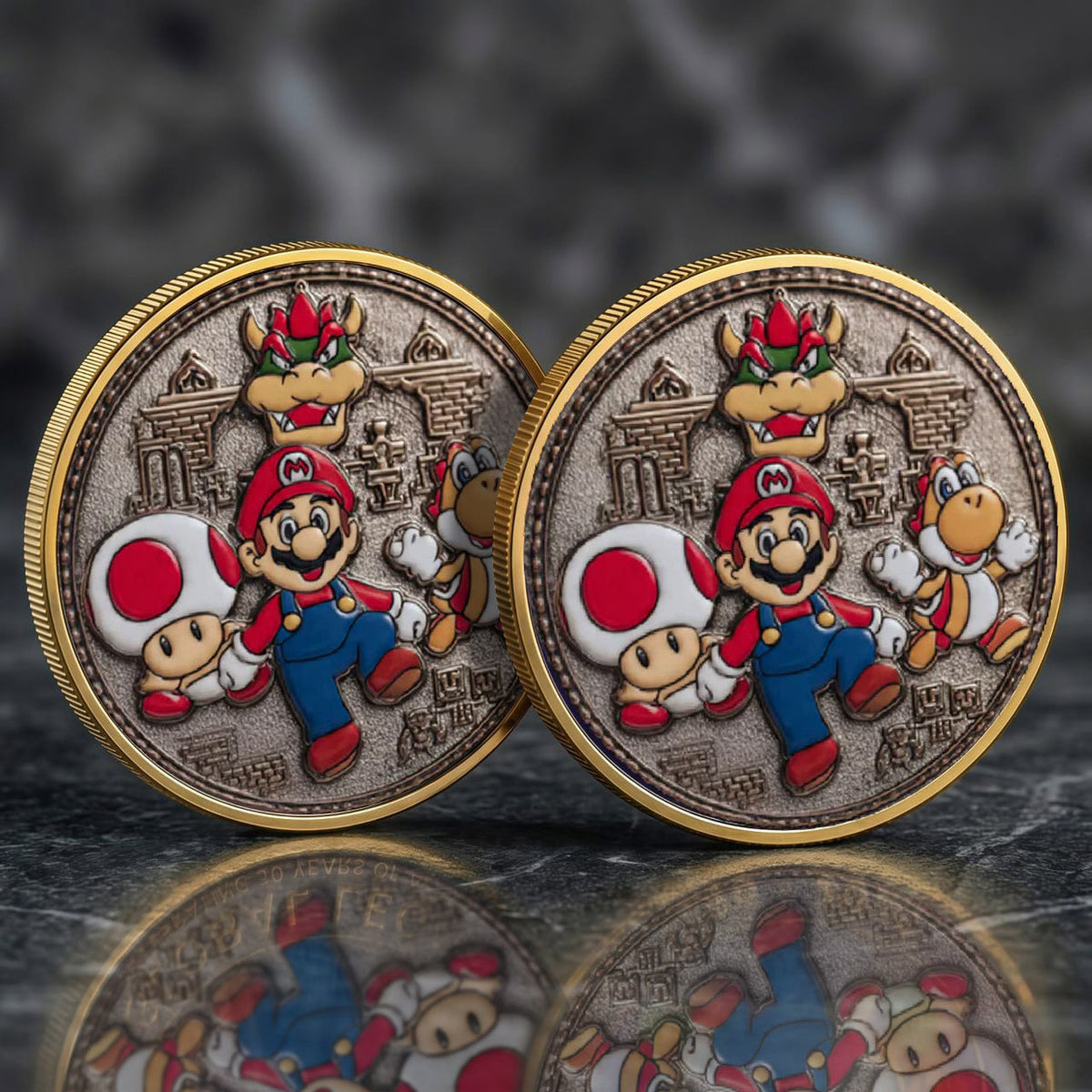Mario Printed Commemorative Coin