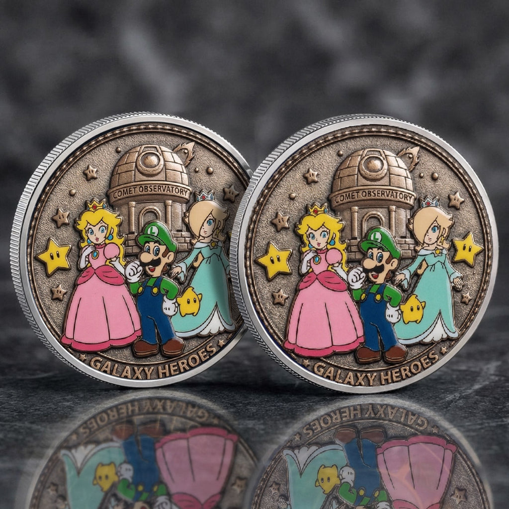 Mario Printed Commemorative Coin