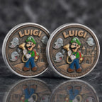 Luigi Mario Printed Commemorative Coin